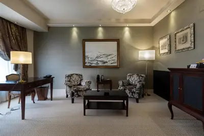 Zona de estar de Wellington Hotel & Spa Madrid