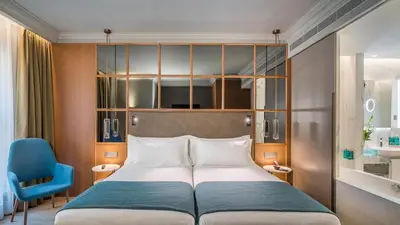 Cama o camas de una habitación en Barceló Emperatriz