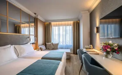 Cama o camas de una habitación en Barceló Emperatriz