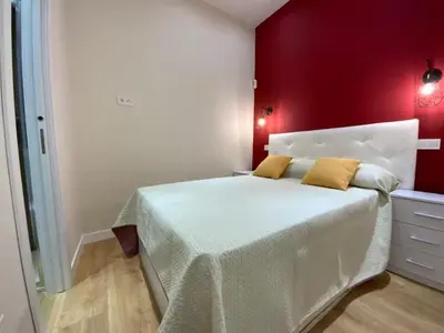 Cama o camas de una habitación en Apartments Madrid Lavapies-Reina Sofia