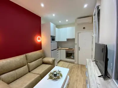 Una cocina o zona de cocina en Apartments Madrid Lavapies-Reina Sofia