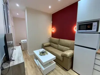 Una cocina o zona de cocina en Apartments Madrid Lavapies-Reina Sofia