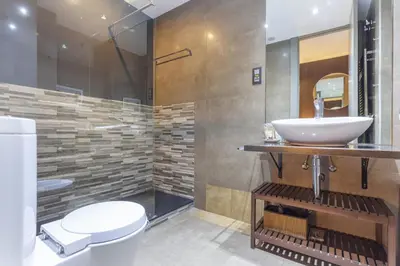 Un baño de Apartamento Cibeles Studio en Madrid
