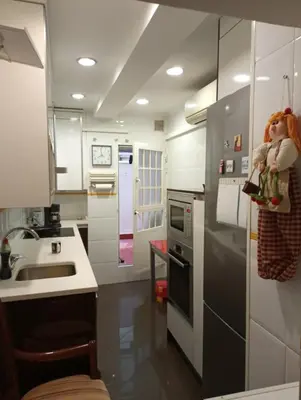 Una cocina o zona de cocina en Hab compartida masculina