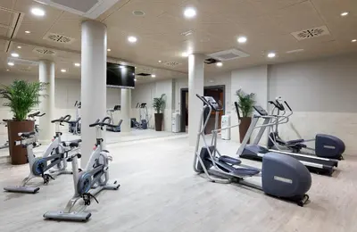 Gimnasio o instalaciones de fitness de Eurostars Casa de la Lírica