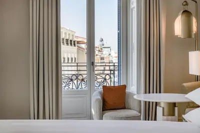 Cama o camas de una habitación en JW Marriott Hotel Madrid