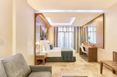 Cama o camas de una habitación en VP Jardín de Recoletos