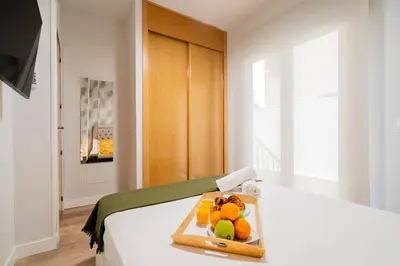 Cama o camas de una habitación en Global Home-Pico Cebollera
