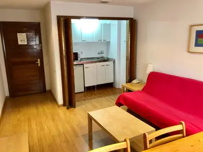 Una cocina o zona de cocina en Apartamentos Goya 75