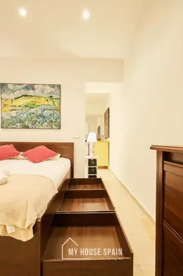 Cama o camas de una habitación en MyHouseSpain - Apartamento en Chueca
