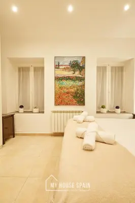 Cama o camas de una habitación en MyHouseSpain - Apartamento en Chueca