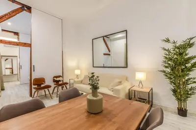 Zona de estar de MyHouseSpain - Luxury flat next to Gran Vía