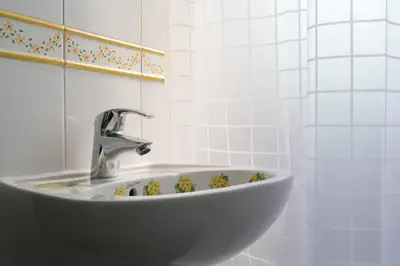 Un baño de Hostal La Vera