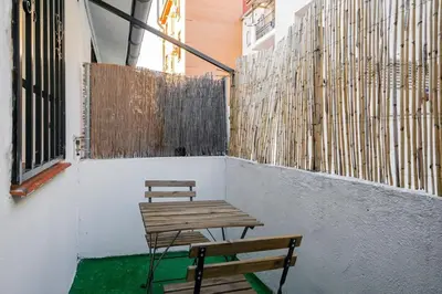 Plano de Bonito Estudio con terraza