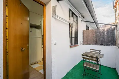 Plano de Bonito Estudio con terraza