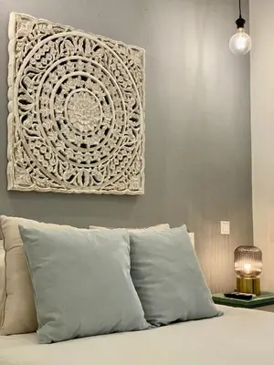Cama o camas de una habitación en La Latina Market - Apartamento de 2 dormitorios