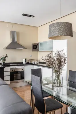 Una cocina o zona de cocina en Waou Apartamentos en Sol Deluxe 2