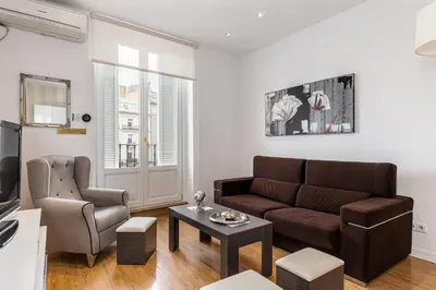 Zona de estar de Waou Apartamentos en Sol Superior 1