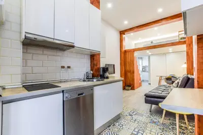 Plano de loft reformado en chueca para 4 personas ALQUILER TEMPORAL