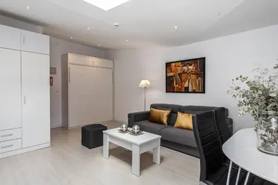 Zona de estar de Waou Apartamentos en Sol Confort 1