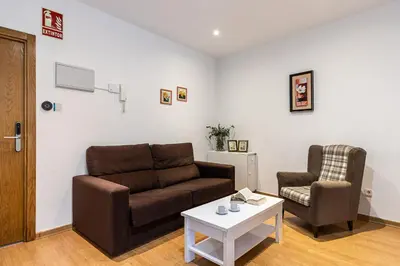 Zona de estar de Waou Apartamentos en Sol Confort 3