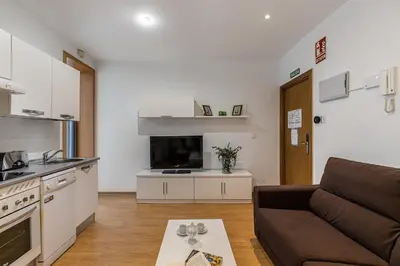 Una cocina o zona de cocina en Waou Apartamentos en Sol Confort 3