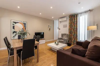 Zona de estar de Waou Apartamentos en Sol Confort 5
