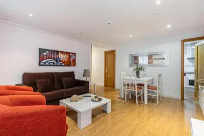 Zona de estar de Waou Apartamentos en Sol Confort 6