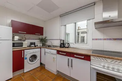 Una cocina o zona de cocina en Waou Apartamentos en Sol Confort 6