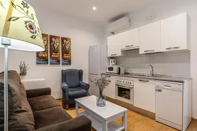 Una cocina o zona de cocina en Waou Apartamentos en Sol Confort 7