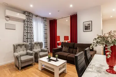 Zona de estar de Waou Apartamentos en Sol Confort 8