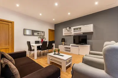 Zona de estar de Waou Apartamentos en Sol Confort 8