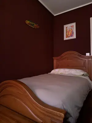 Cama o camas de una habitación en Madera de Olmo