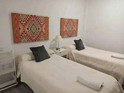 Cama o camas de una habitación en Gran Vía - Centro - Callao. Familiar