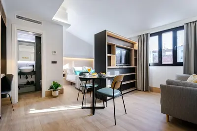 Zona de estar de Feelathome Ventas Suites