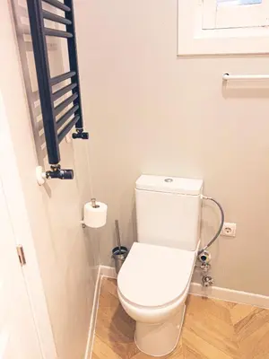 Un baño de Encantador apartamento en Madrid centro