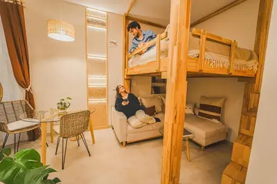 Cama o camas de una habitación en 4 Bears Studios