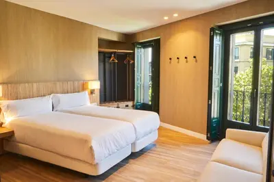 Cama o camas de una habitación en LATROUPE Prado