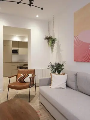 Una cocina o zona de cocina en Luxury Flat next to Gran Via Madrid