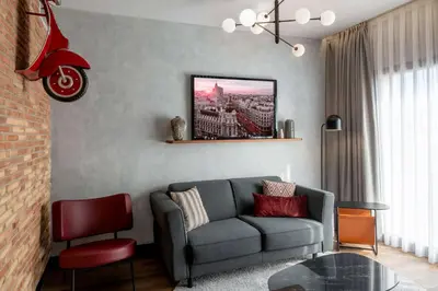 Zona de estar de Radisson RED Madrid