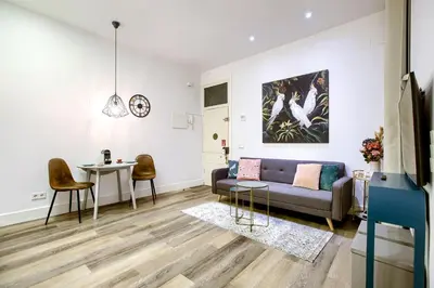 Zona de estar de Madrid Atocha - Apartamento de 2 dormitorios