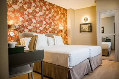 Cama o camas de una habitación en Hotel Meninas - Boutique Opera