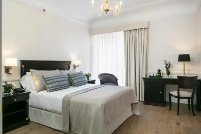 Cama o camas de una habitación en Emperador