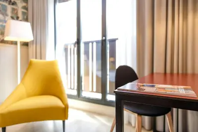 Zona de estar de Motel One Madrid-Plaza de España