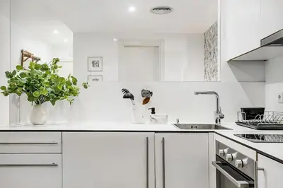 Una cocina o zona de cocina en New Heima Gran Vía 2A
