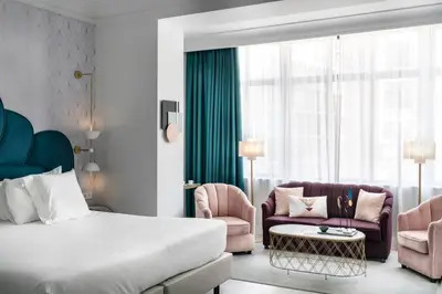 Cama o camas de una habitación en Vincci Capitol