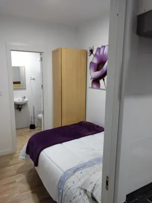Cama o camas de una habitación en Apartamento A
