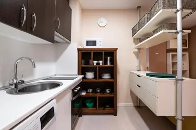 Una cocina o zona de cocina en El Rastro - Madrid Centro, premium apartment