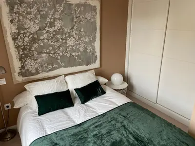 Cama o camas de una habitación en El Rastro - Madrid Centro, premium apartment
