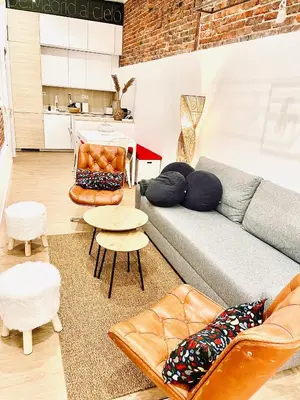 Una cocina o zona de cocina en G18_Apartamento para 8 con 3 habitaciones 2 baños en Chamberí